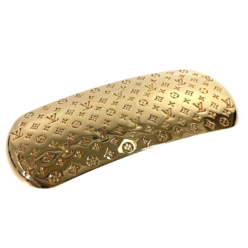 LOUIS VUITTON M80277 Monogram Nanogram Barrette Hair Accessory Clip Hairpin M... - Picture 3 of 7